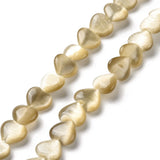 5-Strand Cat Eye Heart Beads for Jewelry Making DIY Crafts