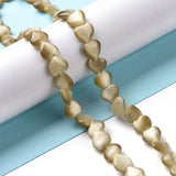 5-Strand Cat Eye Heart Beads for Jewelry Making DIY Crafts