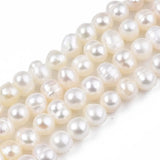 5Strand Freshwater Pearl Beads Rice Shape DIY Jewelry Making