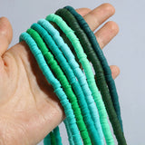Multicolor Polymer Clay Katsuki Beads Round Loose Spacer Beads