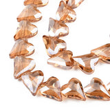 Heart Glass Beads Strands DIY Necklace Bracelet Making 12x10x5mm