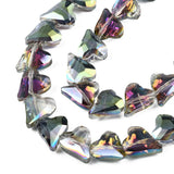 Heart Glass Beads Strands DIY Necklace Bracelet Making 12x10x5mm