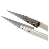 5X Ceramic Tweezers Stainless Steel Handle