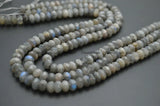 Labradorite Stone Rondelle Beads 1 Strand