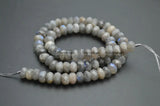 Labradorite Stone Rondelle Beads 1 Strand