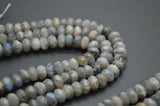 Labradorite Stone Rondelle Beads 1 Strand