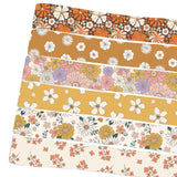 Autumn Flower Pumpkin Leaves Printed Grosgrain Ribbon Roll 22MM 25MM 38MM