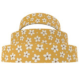 Autumn Flower Pumpkin Leaves Printed Grosgrain Ribbon Roll 22MM 25MM 38MM