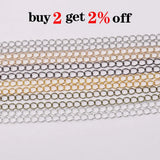 10m Bronze Open Link Ring Extension Necklace Chains