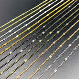 10m Metal Necklace Chains for Jewelry Making DIY Accessories