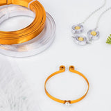 16.5FT 10mm Wide Flat Jewelry Craft Wire 18 Gauge Aluminum Wire 2 Colors