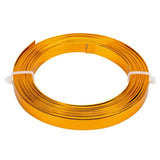 16.5FT 10mm Wide Flat Jewelry Craft Wire 18 Gauge Aluminum Wire 2 Colors