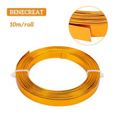 16.5FT 10mm Wide Flat Jewelry Craft Wire 18 Gauge Aluminum Wire 2 Colors