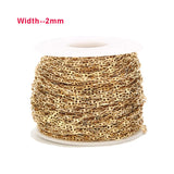 Stainless Steel Chains for DIY Jewelry Making 2mm