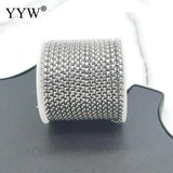304 Stainless Steel Unwelded Box Chains for Jewelry Making