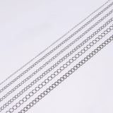 Stainless Steel Bulk Jewellery Chain for DIY Jewelry Making Necklace Earring
