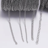 Stainless Steel Bulk Jewellery Chain for DIY Jewelry Making Necklace Earring