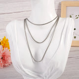 304 Stainless Steel Box Chains for DIY Bracelet Necklace