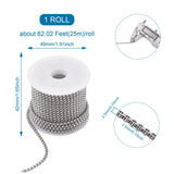 304 Stainless Steel Box Chains for DIY Bracelet Necklace