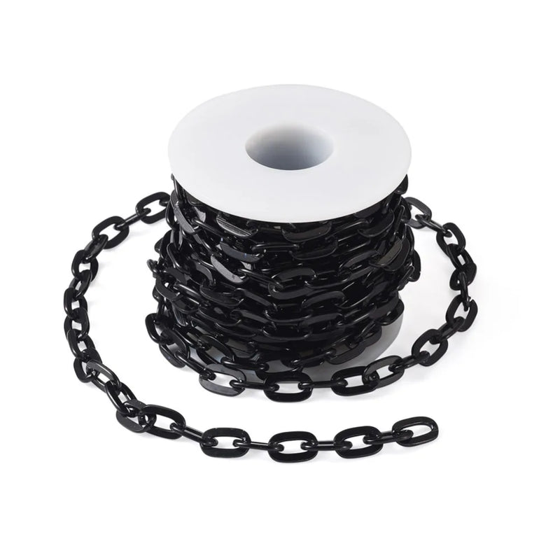 Aluminium Cable Chains 9x1.8x1.5mm for Jewelry Making DIY