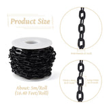 Aluminium Cable Chains 9x1.8x1.5mm for Jewelry Making DIY