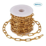 5m Stainless Steel Paperclip Chains Rectangle Chain Necklace DIY