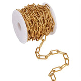 5m Stainless Steel Paperclip Chains Rectangle Chain Necklace DIY