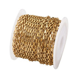 5m Stainless Steel Box Chain Gold/Black Venetian Chains Rectangle Necklace Link