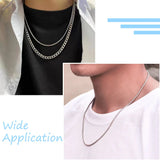 5m Stainless Steel Round Snake Chains Jump Ring Lobster Clasps for DIY Necklaces