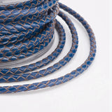 5m 3mm Braided Leather Cord Jewelry Making