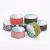 5m 3mm Braided Leather Cord Jewelry Making