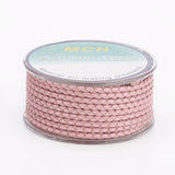 5m 3mm Braided Leather Cord Jewelry Making