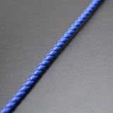 5m/lot 4mm Braided Leather Cords for DIY Necklace Bracelet Making