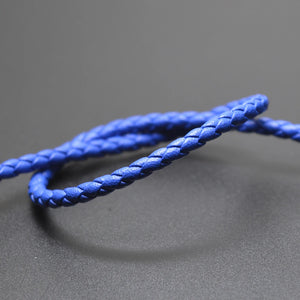 5m/lot 4mm Round Leather Cord Rope for Necklaces Bracelets