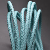 5m Turquoise Leather Cord 5mm Round Strap Rope for Jewelry Making