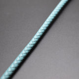 5m Turquoise Leather Cord 5mm Round Strap Rope for Jewelry Making