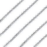5m Stainless Steel Cable Chain for DIY Jewelry 1mm 1.5mm 2mm 2.5mm