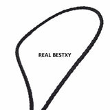 3mm Round Braided Leather Cord 5m/lot for Jewelry Making DIY