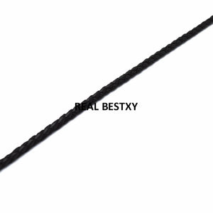 3mm Round Braided Leather Cord 5m/lot for Jewelry Making DIY