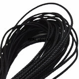 5m Round Braided Leather Cord 3mm for DIY Necklace Bracelet Making