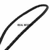 5m Braided Cow Leather Cord DIY Bracelet Findings Rope String