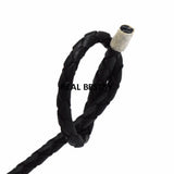 5m Braided Cow Leather Cord DIY Bracelet Findings Rope String