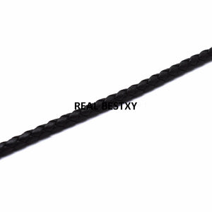 5m Braided microfiber Leather Cord Rope String For DIY Bracelet and Necklace