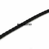5m Braided Leather Cord for Jewelry Making