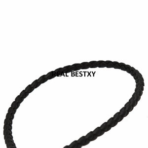 5m Braided Leather Cord for Jewelry Making