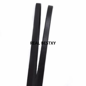 5m/lot 5*2mm Flat Leather Cord Braid Rope DIY Jewelry Findings Accessories