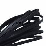 5m/lot 5*2mm Flat Leather Cord Braid Rope DIY Jewelry Findings Accessories