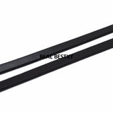 5m/lot 5*2mm Flat Leather Cord Braid Rope DIY Jewelry Findings Accessories