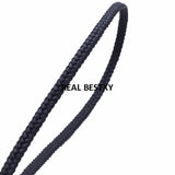 5m/lot 5*2mm Flat Braided Leather Cord DIY Necklace Bracelet Making