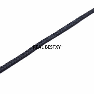 5m/lot 5*2mm Flat Braided Leather Cord DIY Necklace Bracelet Making